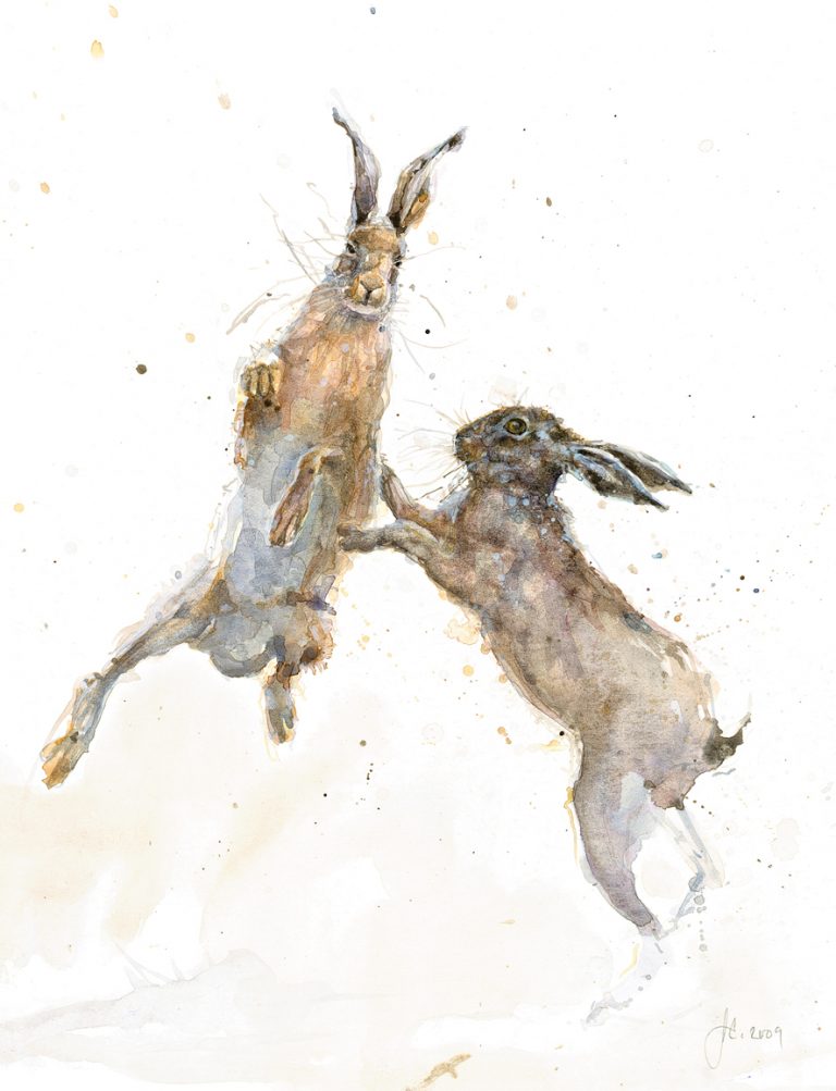 LEAPING HARES The Red Dot Gallery